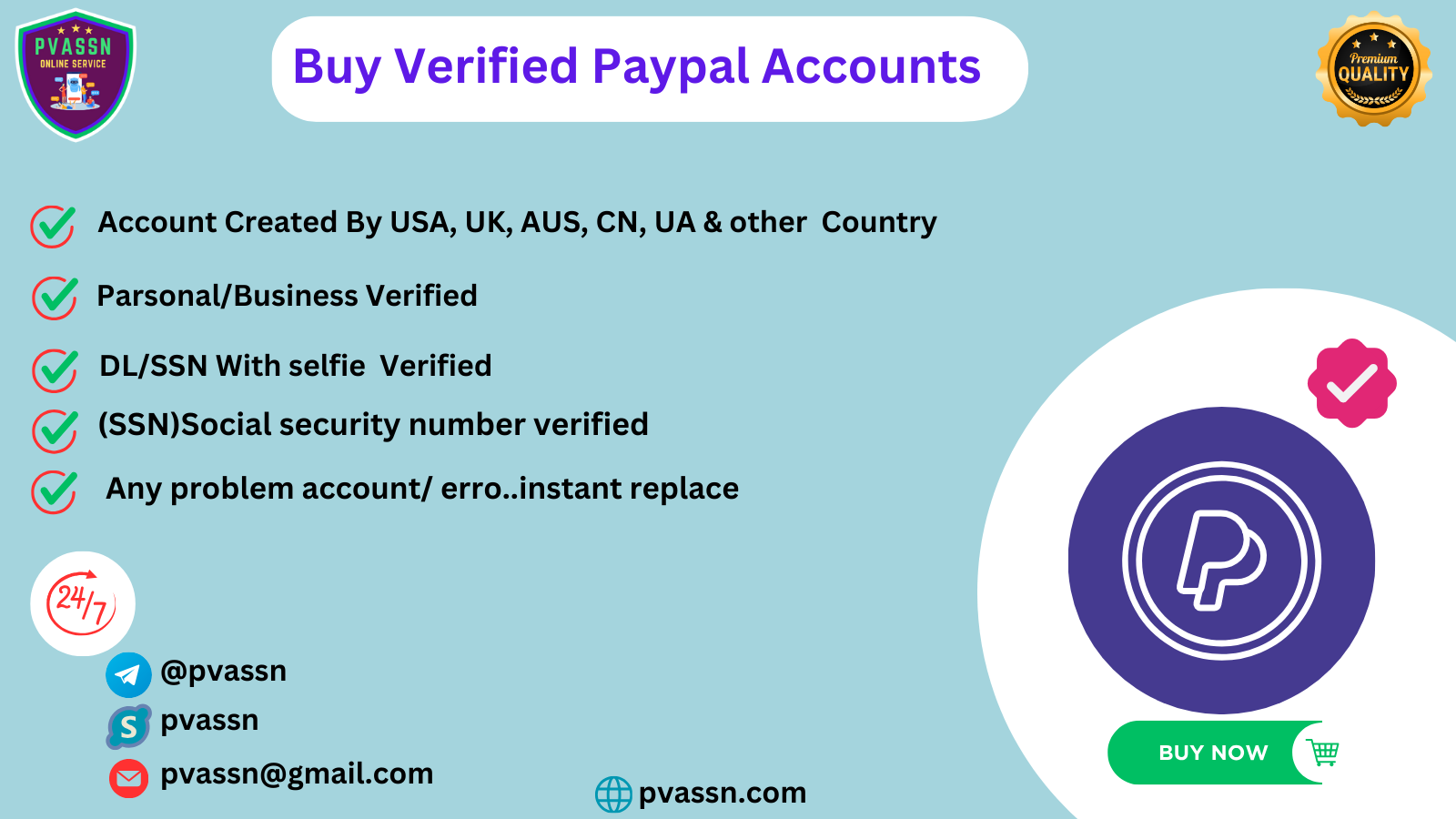 Buy Personal PayPal Accounts