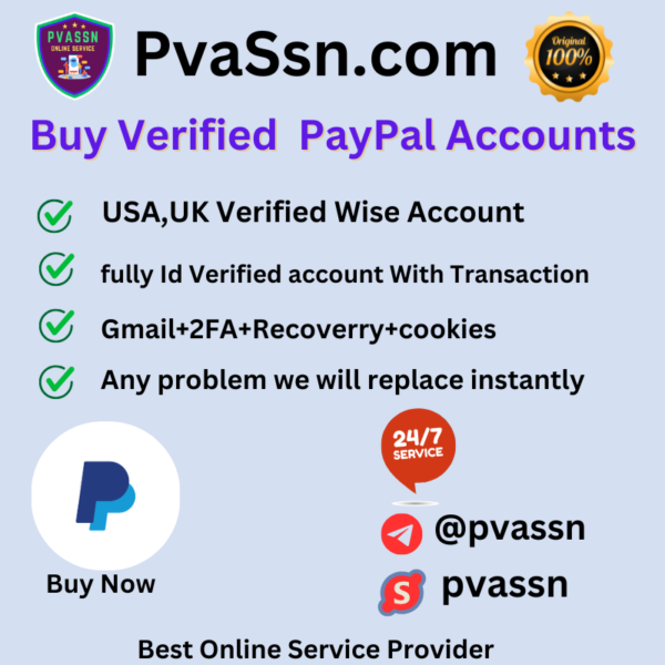 Buy Verified PayPal Accounts