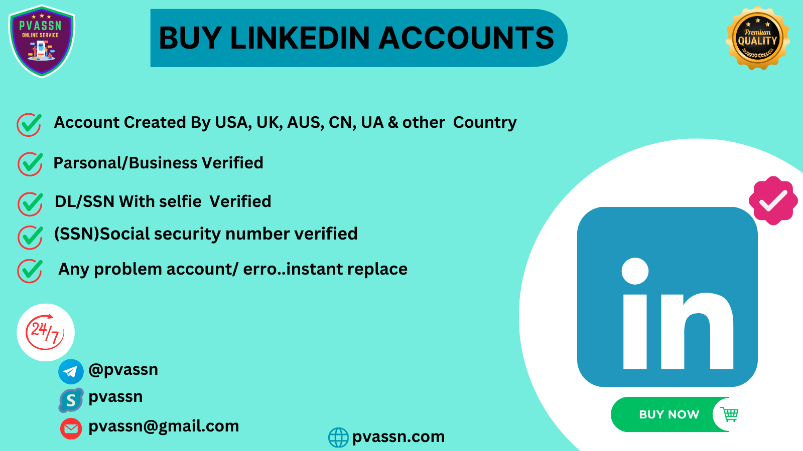 Buy LinkedIn Accounts