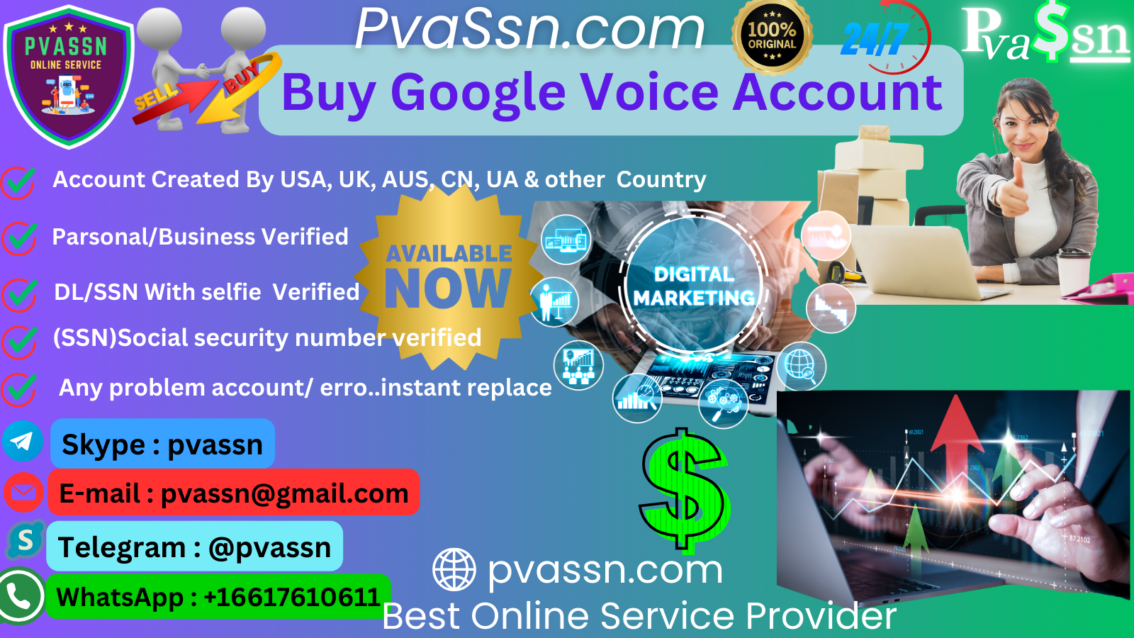 Buy Google Voice Account