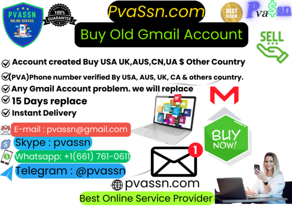 Buy old Gmail accounts from pvassn